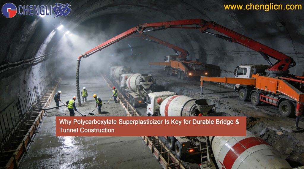 Why Polycarboxylate Superplasticizer Is Key for Durable Bridge & Tunnel Construction