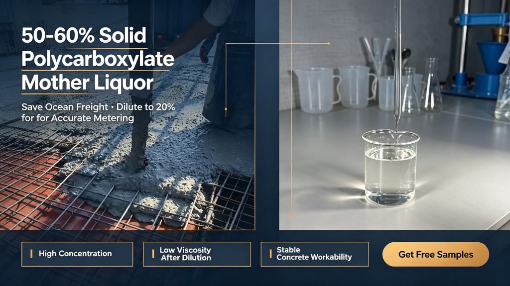 polycarboxylate superplasticizer mother liquor